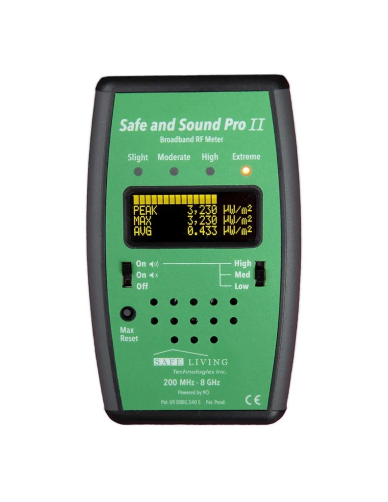 mesureur d ondes electromagnetiques hautes frequences safe and sound pro ii 1